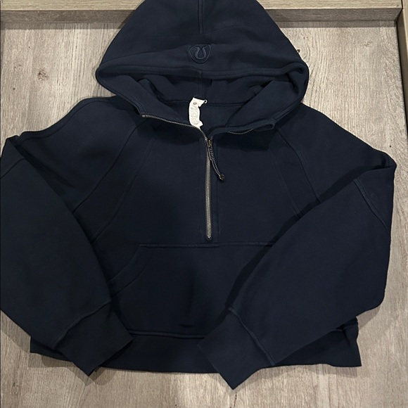 lululemon athletica Tops - lululemon athletica Navy Blue Scuba Hoodie